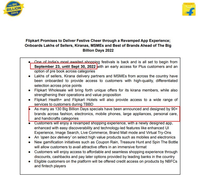 Flipkart平臺(tái)新賣家數(shù)量相比去年增長(zhǎng)220%